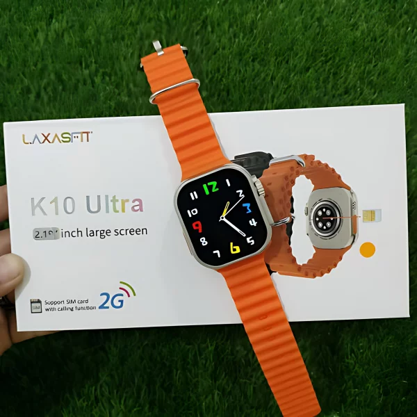 K10 Ultra Sim Supported Smart Watch 1 LaxasFit K10 Ultra Single SIM Supported