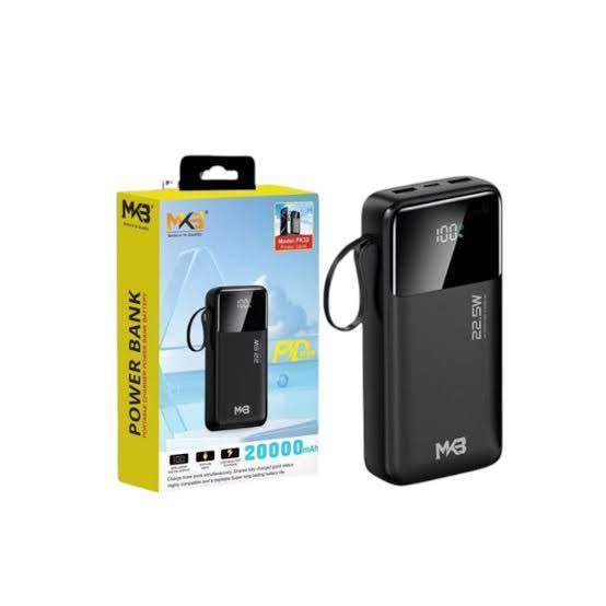 MKB 20000 MAh 22.5W PD Power Bank 3 MKB 20000 MAh 22.5W PD Fast Power Bank - Image 2