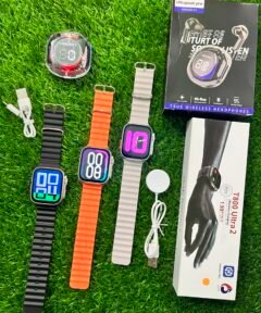 Alternative view of T800 Ultra Smart Watch and UltraPods Max