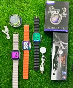 T900 Ultra Smart Watch and UltraPods Max