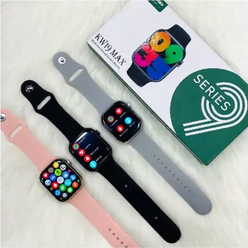 kw19-max-smart-watch Keqiwear KW19 Max 2 Straps Series 9 Smart Watch