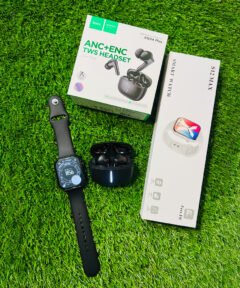 S12 Max Smart Watch + HOCO EQ34 Plus — Premium Smart Combo