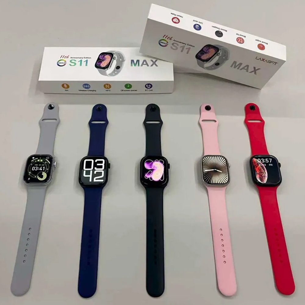 LaxasFit S11 Max Smart Watch – 2.19" AMOLED Display - Image 2